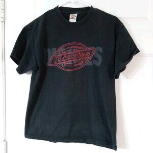 Dickies Work T-shirt Dark Grey Graphic Print Size Men's Medium Short Sleeve